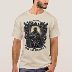 Seek And Destroy Tactical Military Gaming Shirt