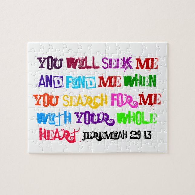 seek and find me bible verse puzzle (Horizontal)