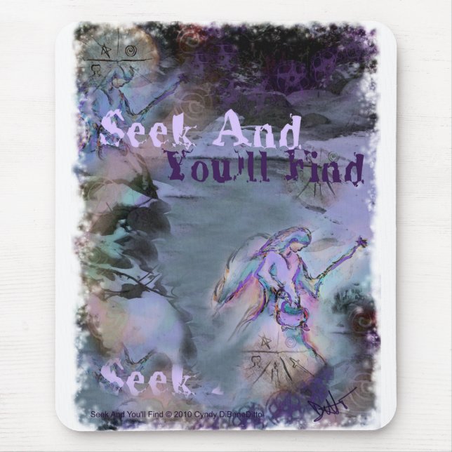 seek and you'll find mouse mat (Front)