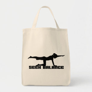 Seek Balance Yoga Gift Tote Bag
