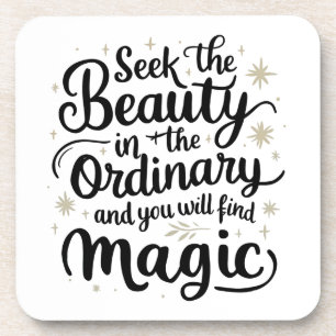 Seek Beauty Coaster