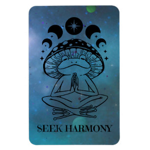 Seek Harmony Zen Frog Magnet