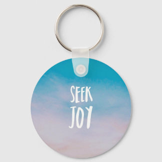 Seek Joy Key Ring