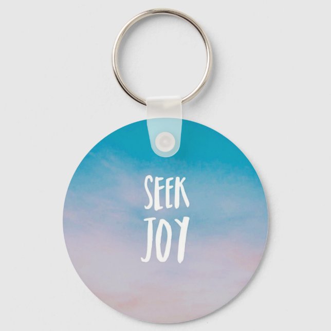 Seek Joy Key Ring (Front)