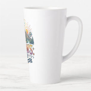 Seek New Views T-Shirt – Inspirational Adventure G Latte Mug