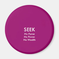 SEEK No Fame No Power No Wealth jGibney The MUSEU