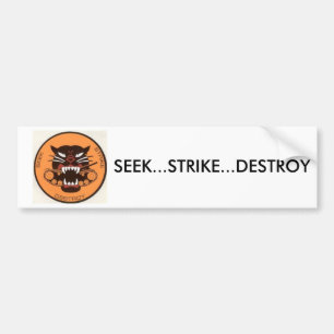 Seek Strike Destroy Bumper Sticker