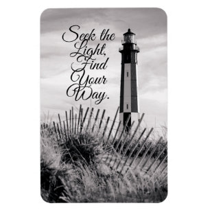 Seek the Light and Find Your Way Magnet