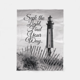 Seek The Light Fleece Blanket