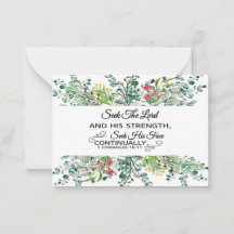 Seek the Lord greenery frame scripture