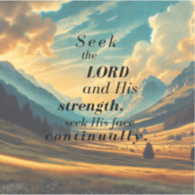 Seek the Lord Sticker