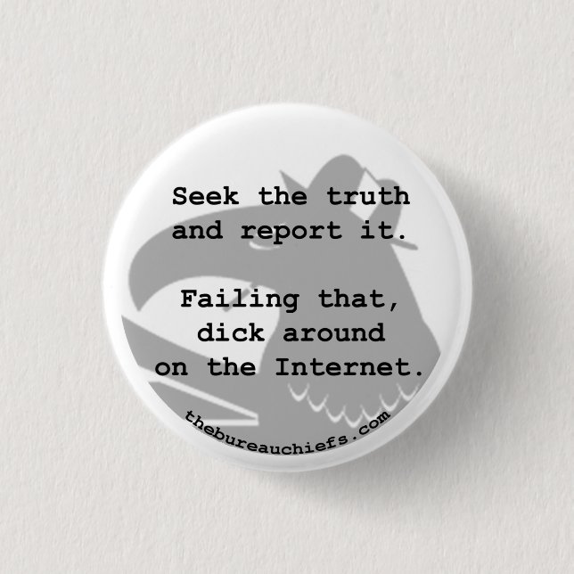 Seek the Truth 1.25" Button (Front)