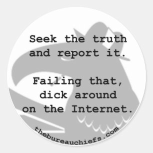 Seek the Truth Sticker