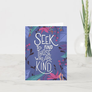 Seek to find card