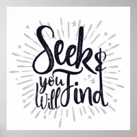 Seek & You Will Find Gospel Sayings Aesthetic Chri