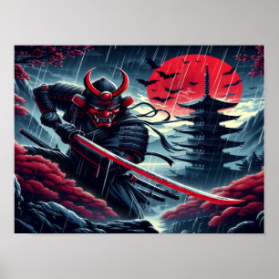 Seeker Oni Samurai Poster