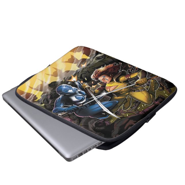 Seeker V1 design laptop sleeve (Front Bottom)