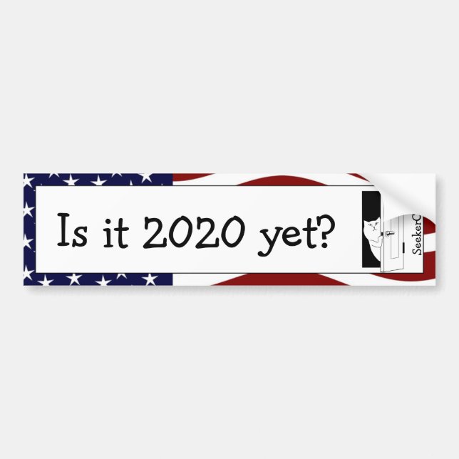 SeekerCat2020 Bumper Sticker (Front)