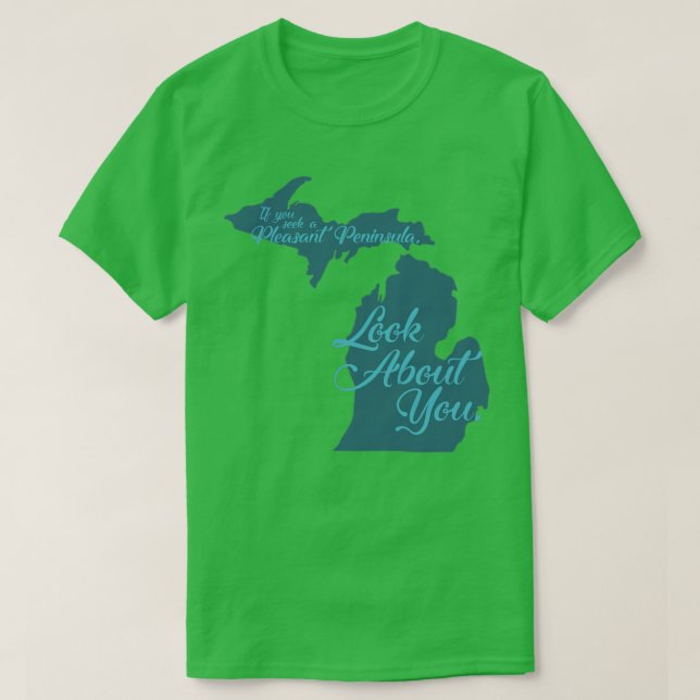 Seeking a Pleasant Peninsula  T-Shirt (Design Front)