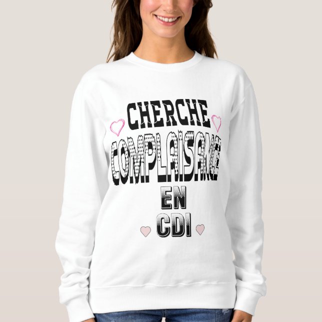 Seeking Compliance in Permanent Employment Sweatshirt (Front)