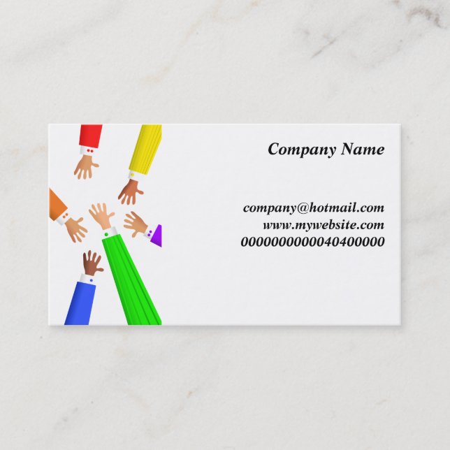 Seeking Deals, Business Card (Front)