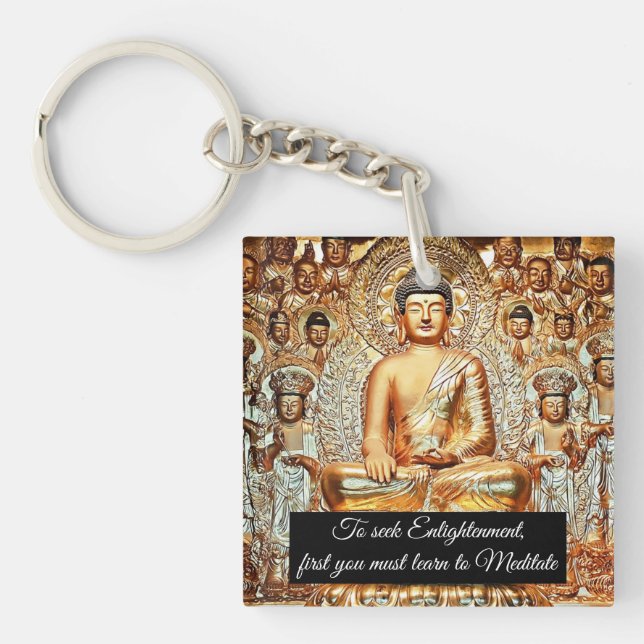 Seeking Enlightenment Key Ring (Front)