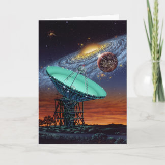 Seeking Intelligent Life in the Milky Way Card