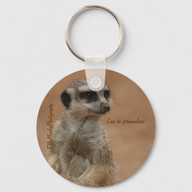 Seemply a meerkat keychain... key ring (Front)