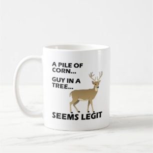 Seems Legit Funny Hunting Mug