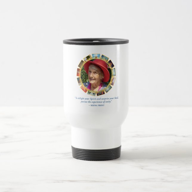 Seena Unity Quote Travel Mug (Center)