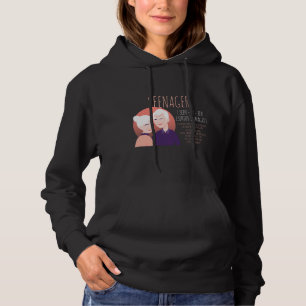Seenager Citizen Funny Meme Senior Citizen Retired Hoodie