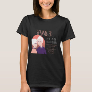 Seenager Citizen Funny Meme Senior Citizen Retired T-Shirt