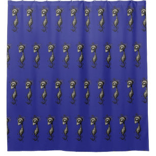 Seepferd seahorse shower curtain