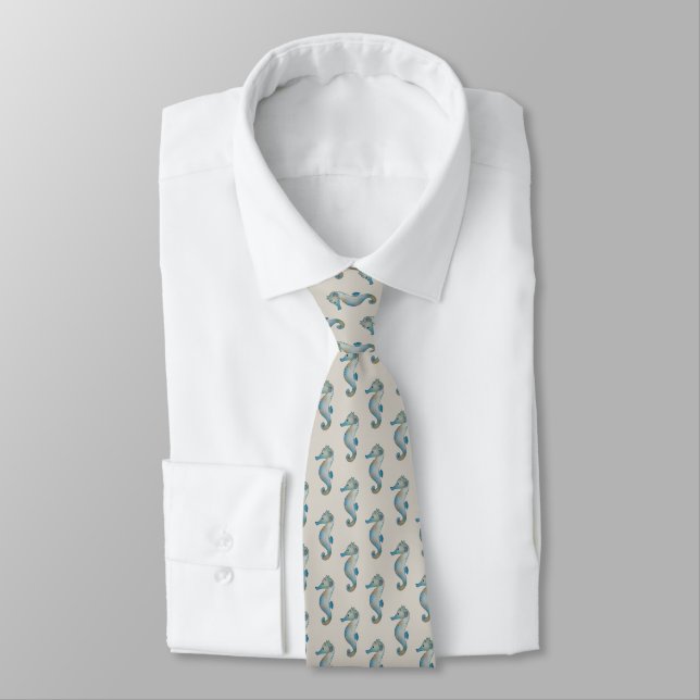 Seepferdchen Tie (Tied)
