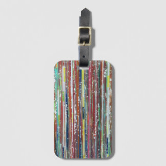 Seersucker Luggage Tag