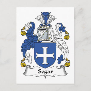 Segar Family Crest Postcard