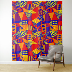 Segmented Abstract 070717 - Colours 01 Tapestry