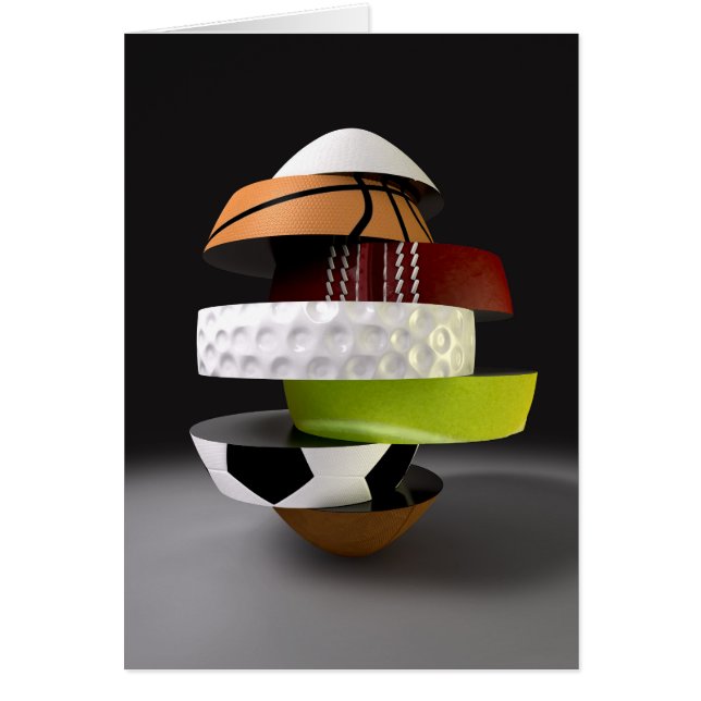 Segmented Fragmenting Sports Ball (Front)