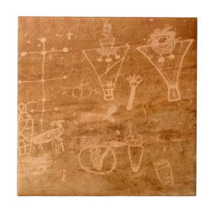 Sego Canyon Petroglyphs - Thompson Springs - Utah Tile
