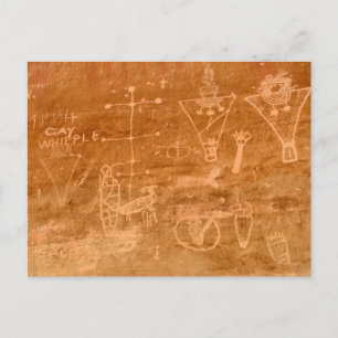 Sego Canyon Petroglyphs, Utah Postcard
