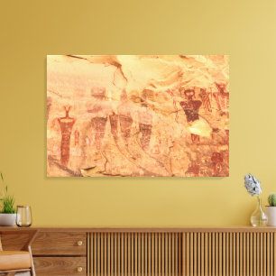 Sego Canyon Rock Art Utah Pictograph Canvas Print