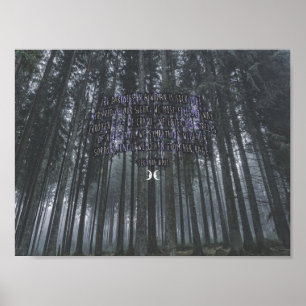 Segovia Amil Witchy Poem Poster