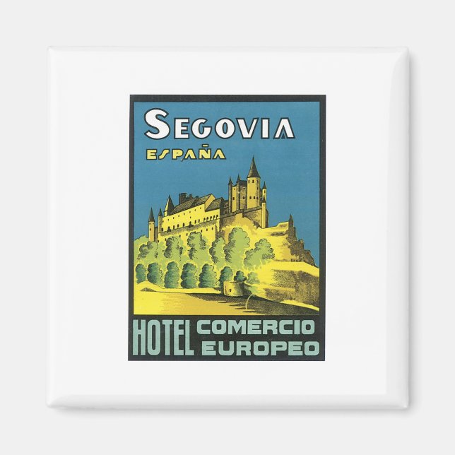 Segovia Espana Hotel Magnet (Front)