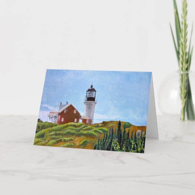 Seguin Island Lighthouse Card (Front)