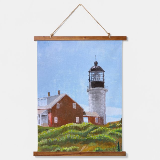 Seguin Island Lighthouse Hanging Tapestry (Front)