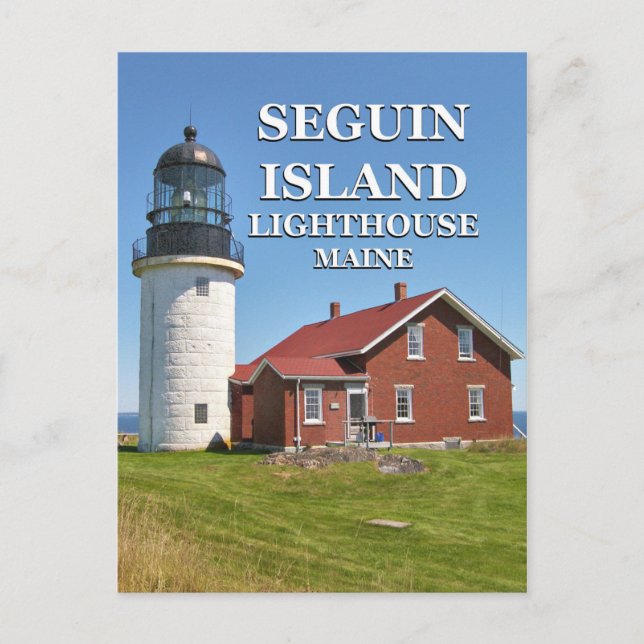 Seguin Island Lighthouse, Maine Postcard (Front)