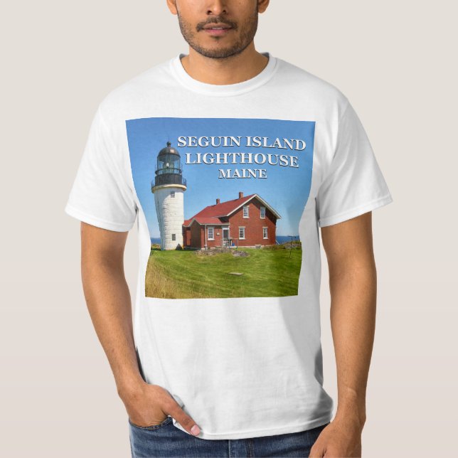 Seguin Island Lighthouse, Maine T-Shirt (Front)