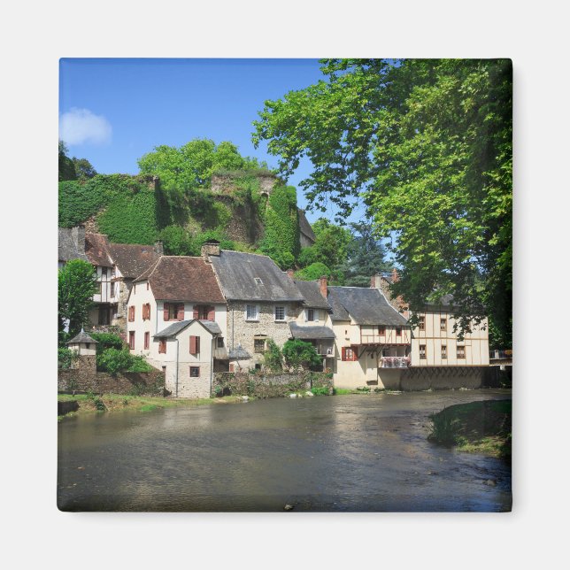 Segur-le-Chateau in France magnet (Front)