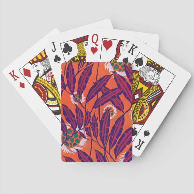 Séguy’s Art Deco Flora Playing Cards (Back)