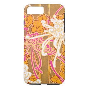 Séguy’s Art Deco Pink and White Flowered iPhone 8 Plus/7 Plus Case